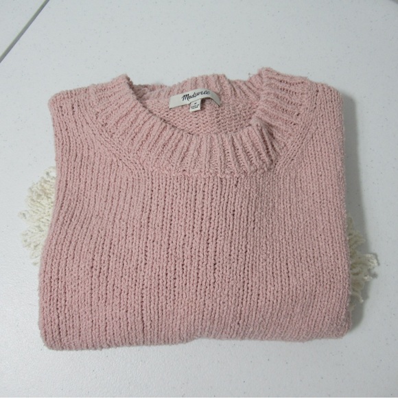 Madewell Montford Fringe Knit Sweater Size Medium - Picture 12 of 12